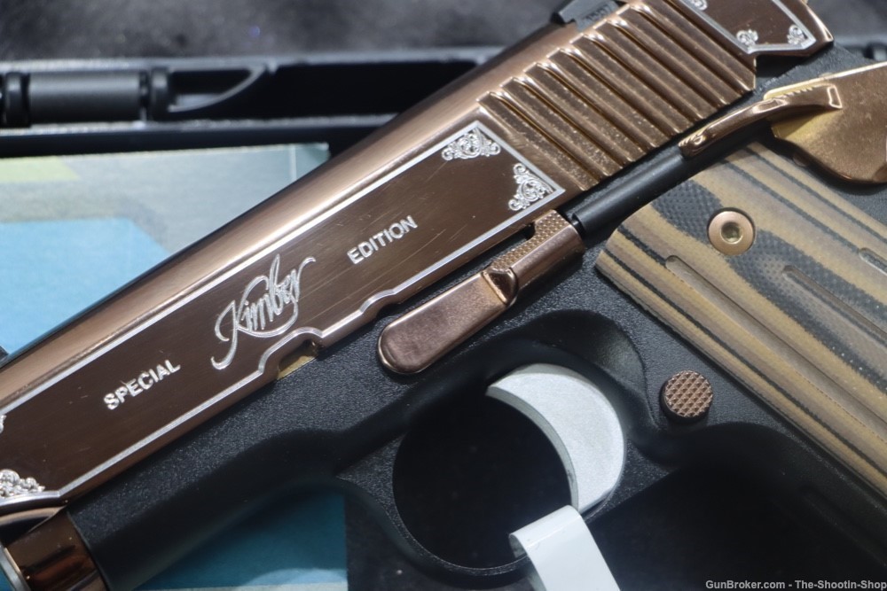 Kimber Model ROSE GOLD ULTRA II 1911 Pistol SPECIAL EDITION 9MM ENGRAVED-img-3