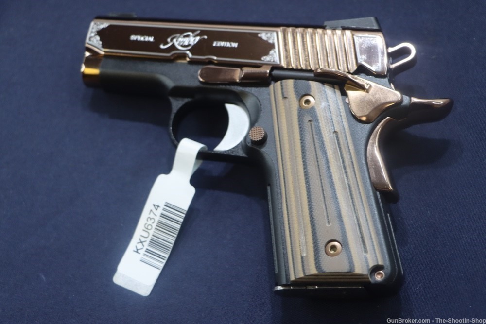 Kimber Model ROSE GOLD ULTRA II 1911 Pistol SPECIAL EDITION 9MM ENGRAVED-img-22