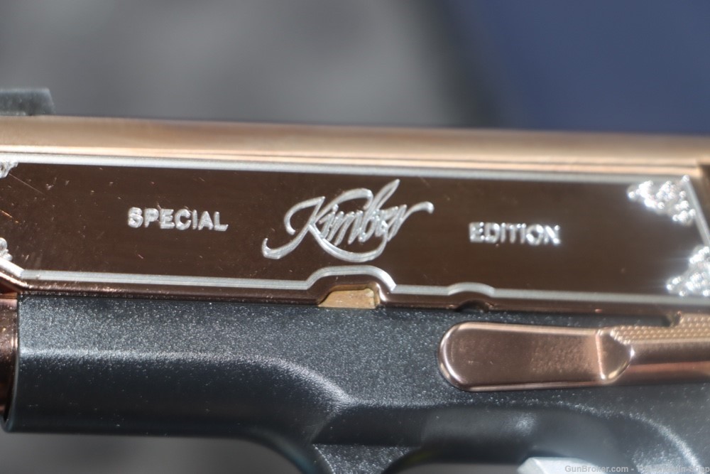 Kimber Model ROSE GOLD ULTRA II 1911 Pistol SPECIAL EDITION 9MM ENGRAVED-img-16