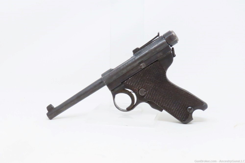 PAPA NAMBU Pistol Japanese TOKYO GAS & ELECTRIC 8mm NAVY TGE C&R RARE-img-1