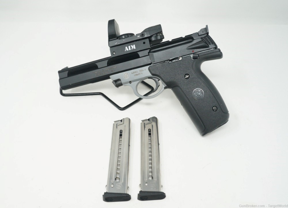 SMITH & WESSON 22A-1 .22 LR PISTOL WITH AIM RED DOT (19568)-img-28