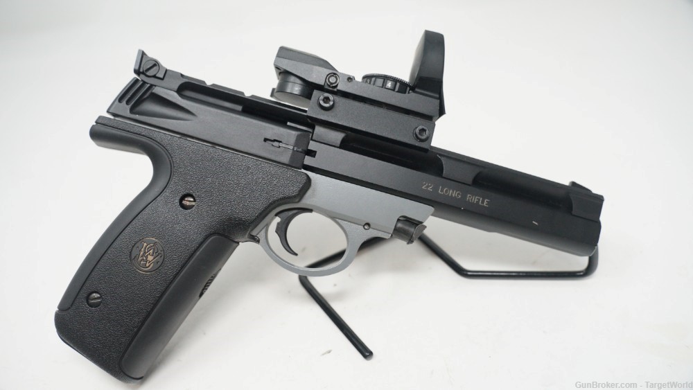 SMITH & WESSON 22A-1 .22 LR PISTOL WITH AIM RED DOT (19568)-img-1