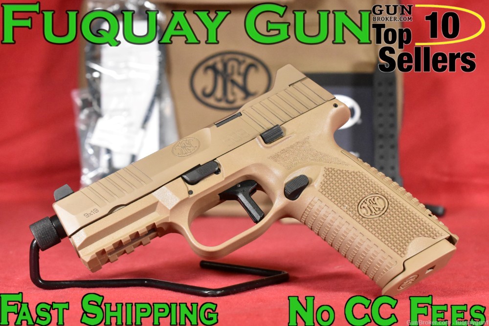 FN 509 Tactical FDE Full-Size 4.5" 24RD 9mm 509-img-0