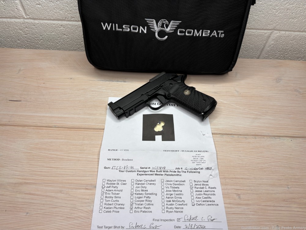 Wilson Combat X-TAC Elite Professional 45acp too many upgrades, see details-img-6