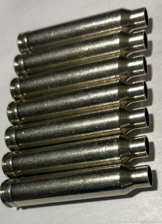 .300 Win Mag Once-fired Brass Nickel FC Polished Inspected BLEMS - 100-img-2