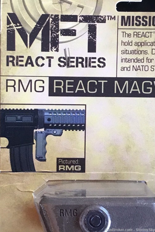 Mission First React Magwell Grip RMG-SDE Scorched Dark Earth -img-1