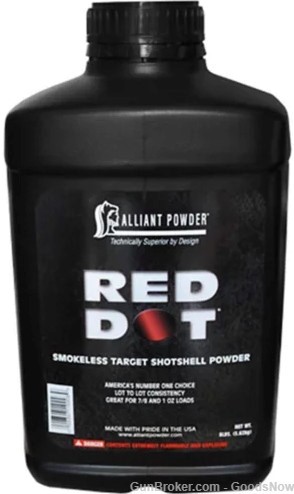 Alliant Red Dot Smokeless Powder 8lbs Alliant Dot Red Reddot-img-0