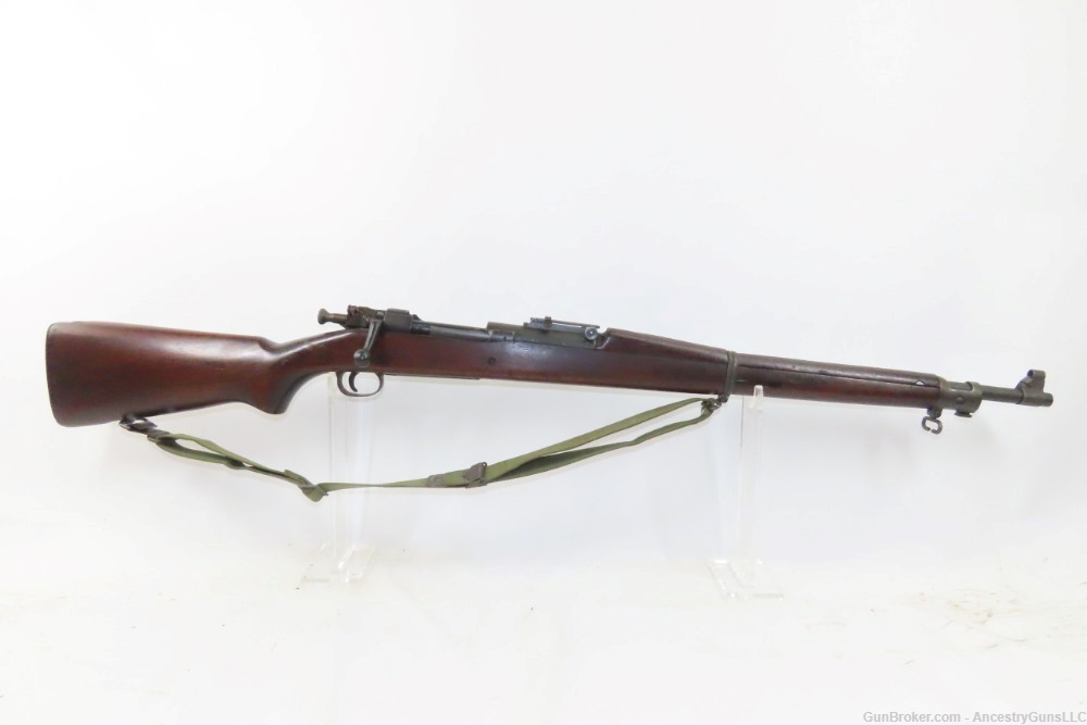 WORLD WAR II U.S. Remington M1903 BOLT ACTION C&R Rifle BAYONET & SCABBARD -img-3