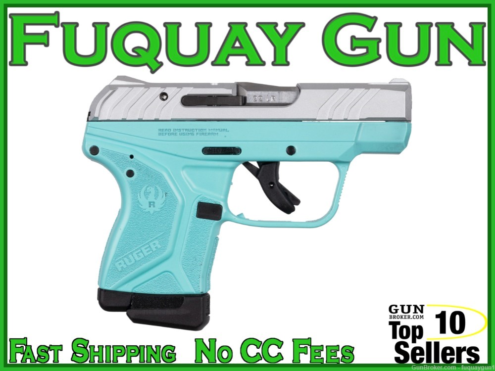 Ruger LCP II 22LR 2.75" 13726 Turquoise LCP-img-0