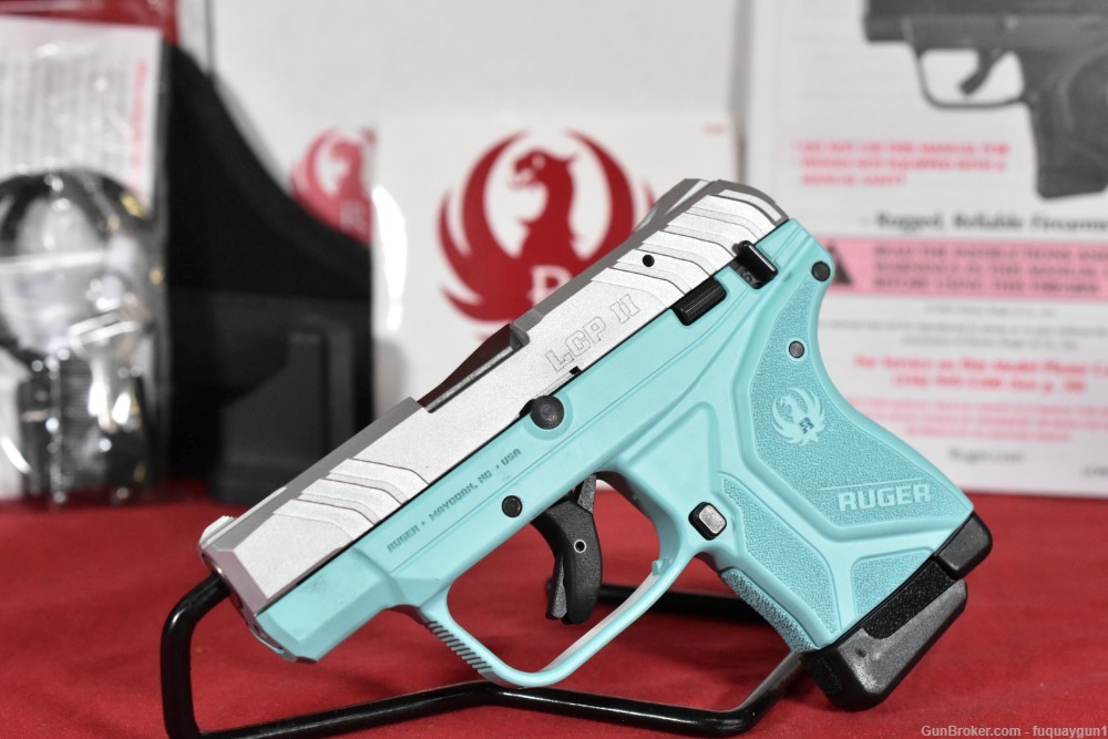 Ruger LCP II 22LR 2.75" 13726 Turquoise LCP-img-1