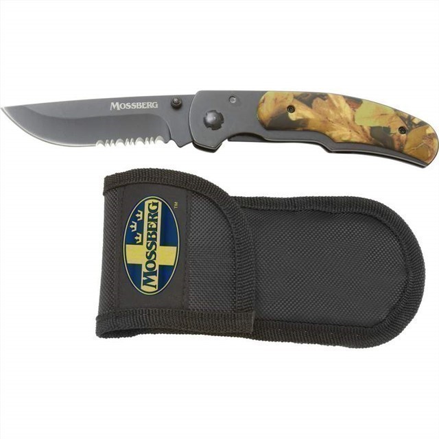 Mossberg Camo Liner Lock Knife Assisted Opening-img-0