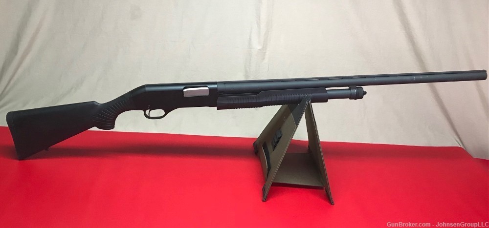 Stevens Model 320 12 gauge pump shotgun with 28" barrel & 18” barrel-img-0