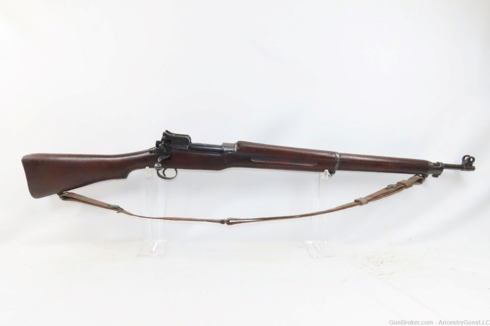 WORLD WAR I Era U.S. EDDYSTONE M1917 Bolt Action C&R MILITARY Rifle SLING  -img-1