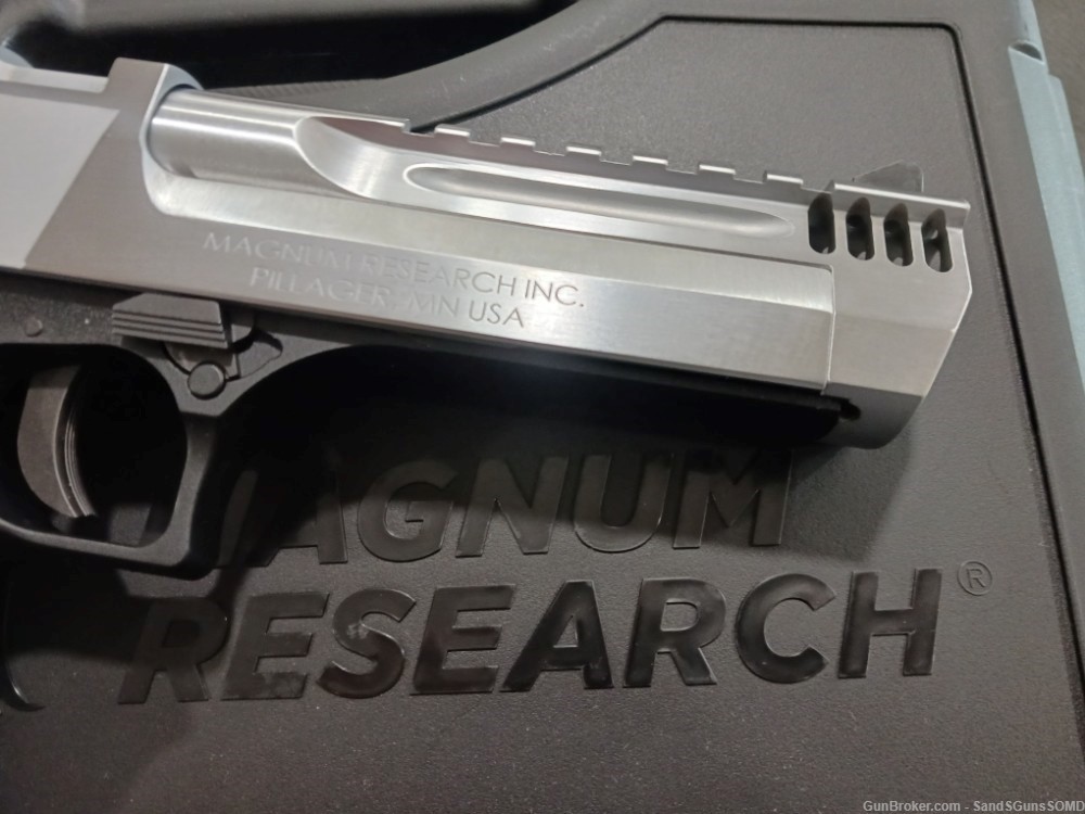 MAGNUM RESEARCH DESERT EAGLE L5 44 MAG BRUSHED CHROME PISTOL NY COMPLIANT-img-7