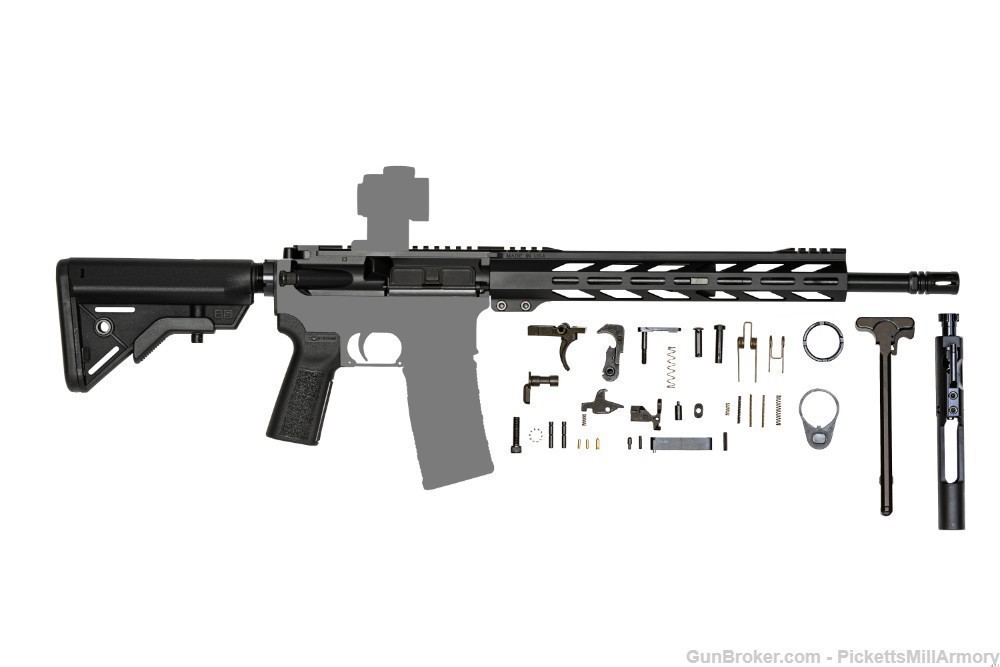 AR-15 Kit Complete Upper Receiver, B5 Stock and Grip, Lower Parts Kit ar-15-img-0