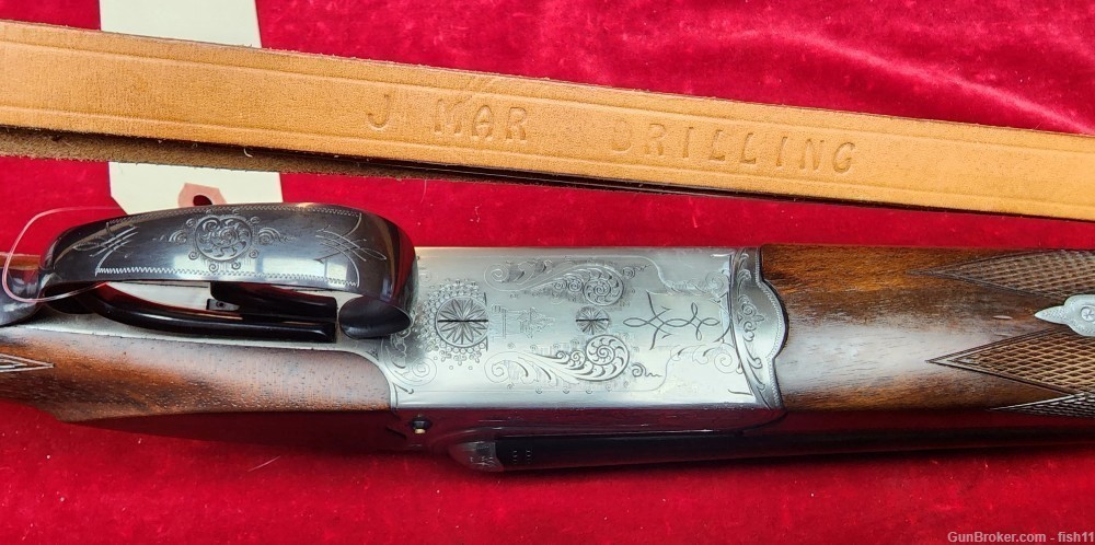 Merkel Engraved Double Rifle 9.3x74R-img-10