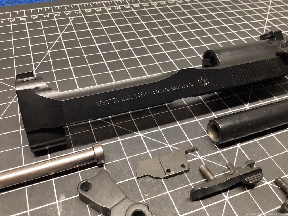UNICORN BERETTA 92G-SD SUPER DAVE COMPLETE SLIDE ASSEMBLY AND FRAME PARTS -img-1