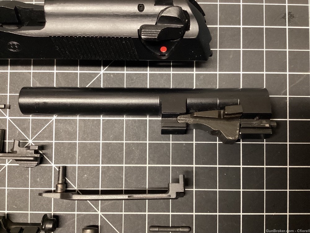UNICORN BERETTA 92G-SD SUPER DAVE COMPLETE SLIDE ASSEMBLY AND FRAME PARTS -img-3