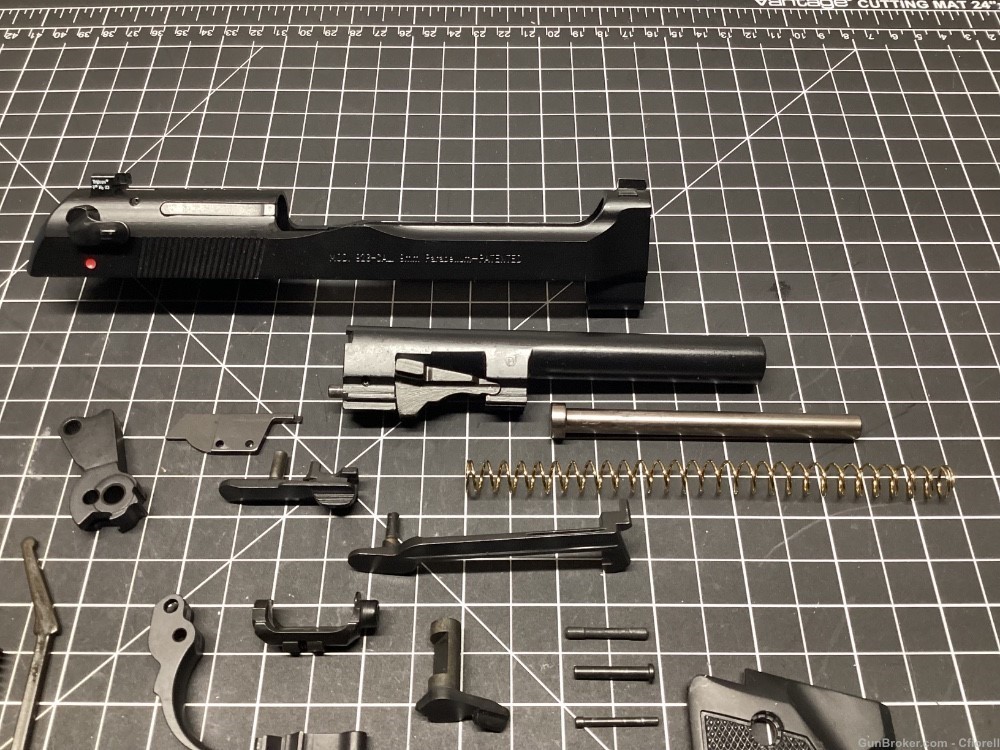 UNICORN BERETTA 92G-SD SUPER DAVE COMPLETE SLIDE ASSEMBLY AND FRAME PARTS -img-9