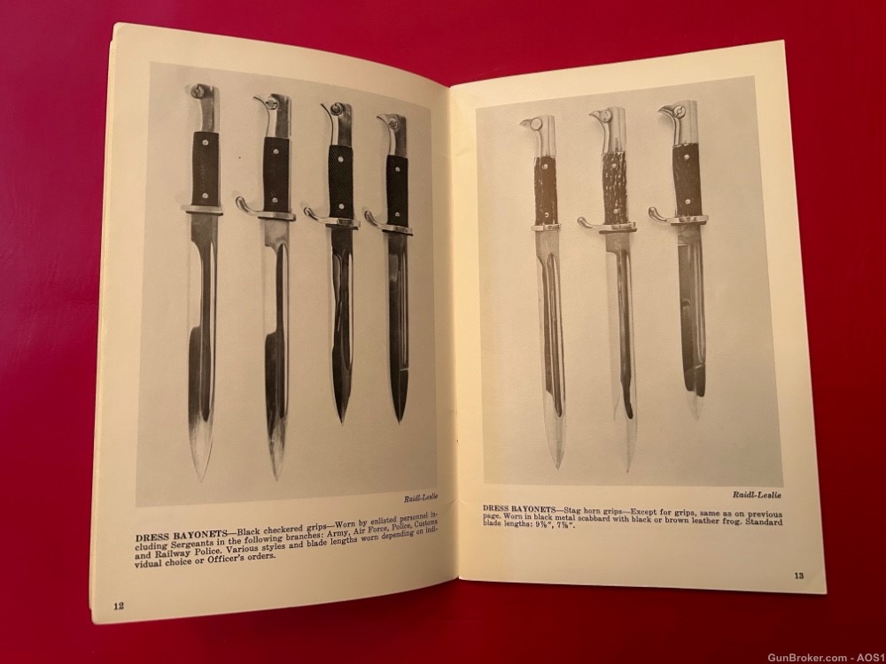 A Reference on Daggers and Dress Bayonets Illustrated 1st Edition -img-4