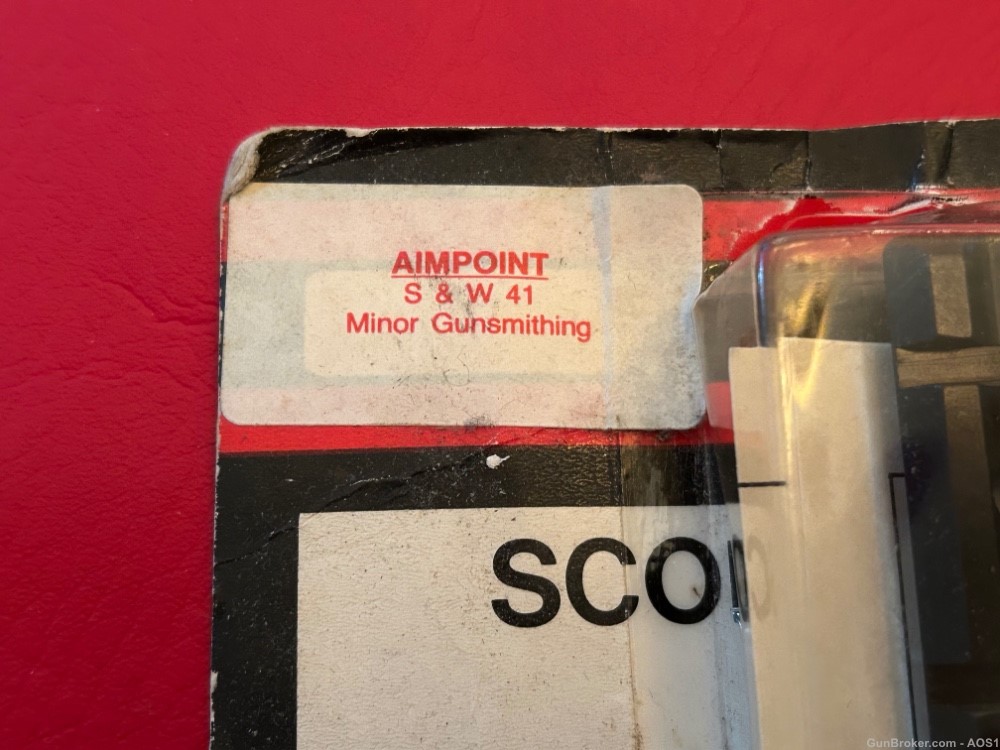 Aimpoint Scope Mount Base Smith & Wesson Model 41 NOS-img-2