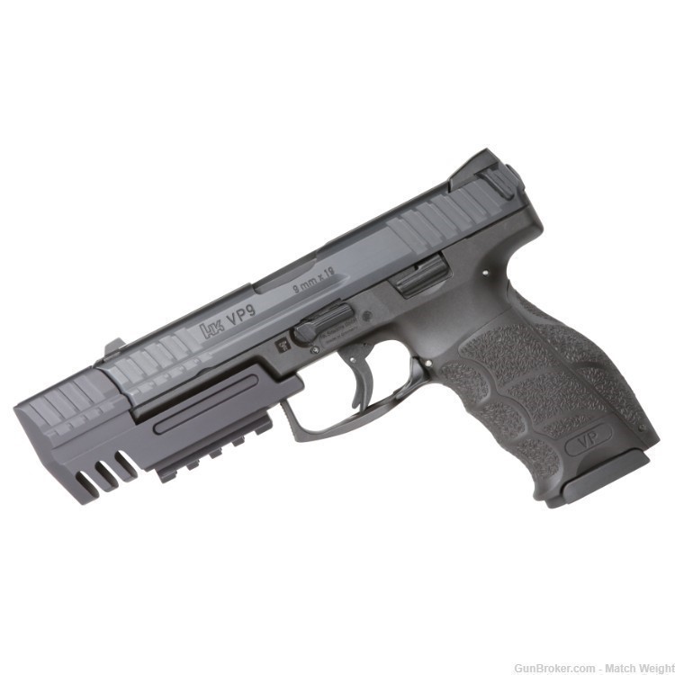 Match Weight - Compensator for H&K VP9 w/ Rail - Steel -img-0