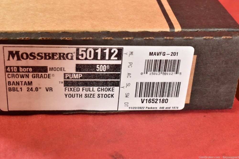 Mossberg 500 Bantam Youth 3" 410 24" Fixed Full 50112-img-9