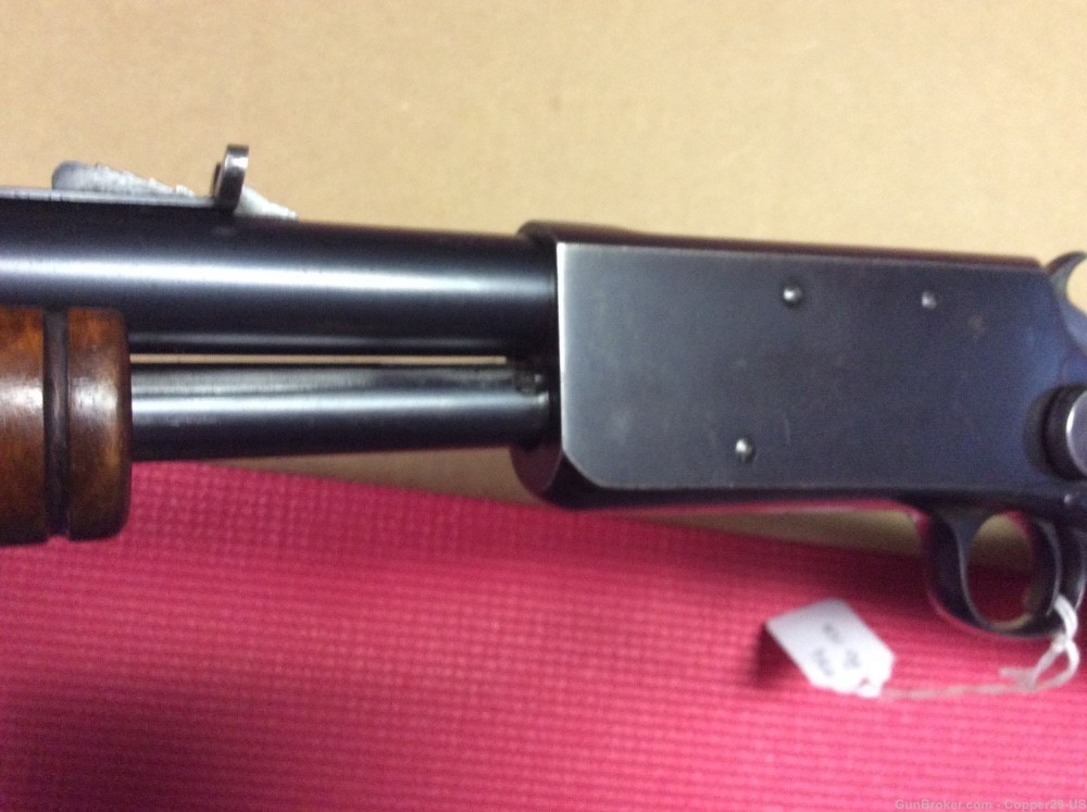 Marlin 27S 25 RimFire Pump Action rifle.  Remington 12, Winchester 61,62. -img-14