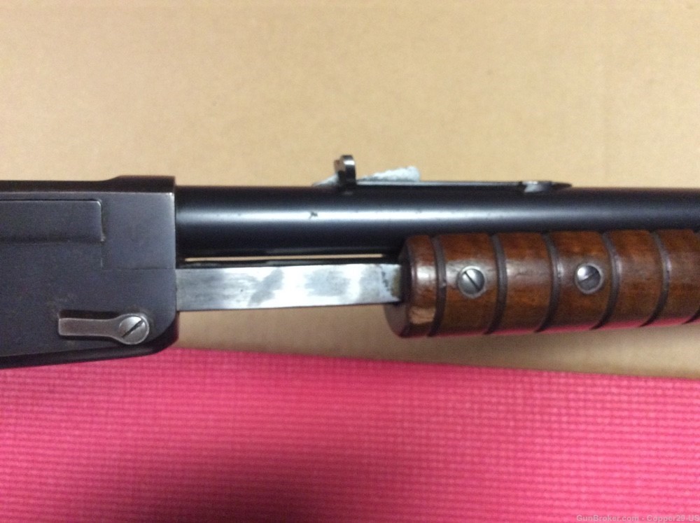 Marlin 27S 25 RimFire Pump Action rifle.  Remington 12, Winchester 61,62. -img-17