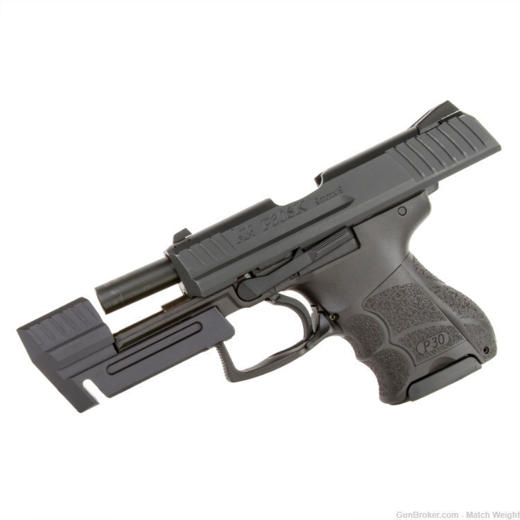 Match Weight - Compensator for H&K P30SK  w/o Rail - Aluminum-img-5
