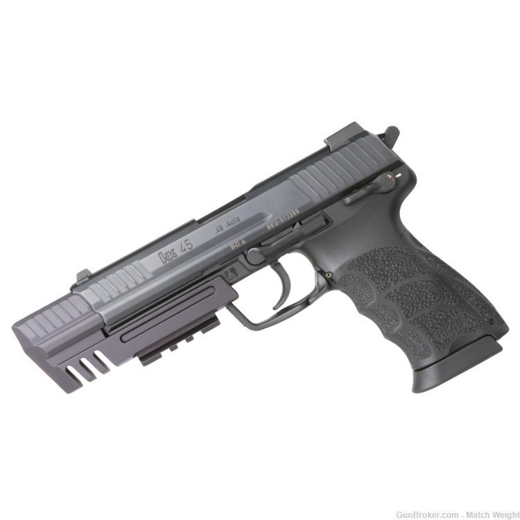 Match Weight - Compensator for H&K HK45 w/ Rail - Steel-img-0
