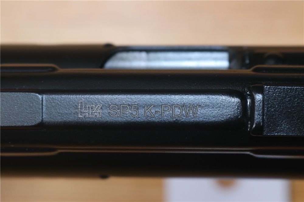 Heckler & Koch SP5 K-PDW 9mm 5.83" Threaded Barrel Black Soft Case 2 Mags-img-9