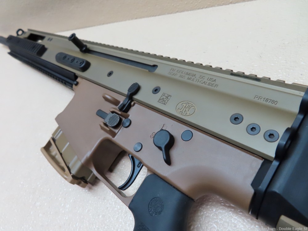 FN SCAR 20 S .308 Battle Rifle   Precision Stock, Geissele Trigger ! MINT -img-30