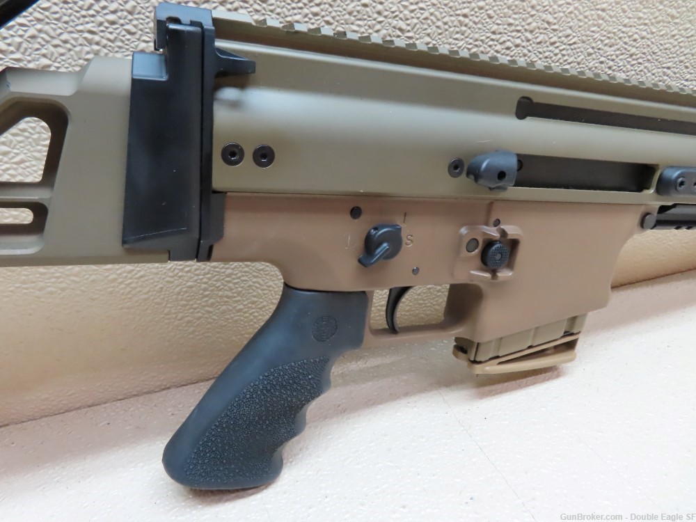 FN SCAR 20 S .308 Battle Rifle   Precision Stock, Geissele Trigger ! MINT -img-20