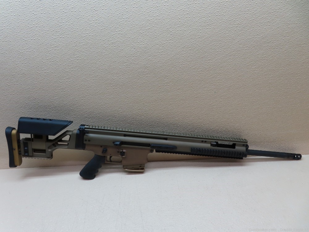 FN SCAR 20 S .308 Battle Rifle   Precision Stock, Geissele Trigger ! MINT -img-15