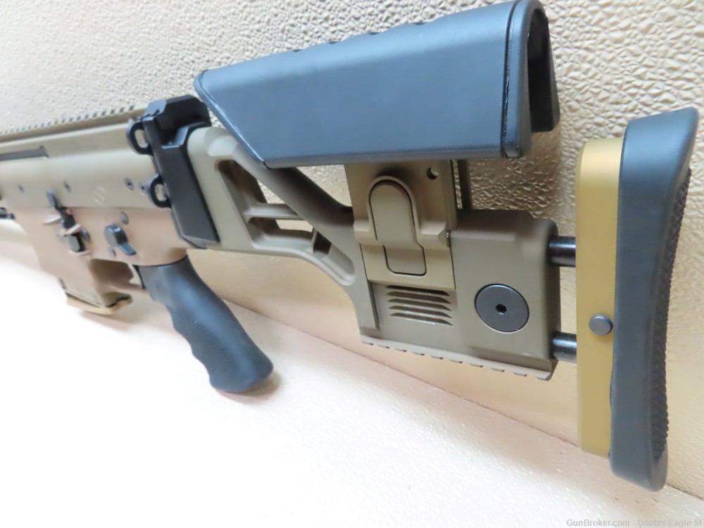 FN SCAR 20 S .308 Battle Rifle   Precision Stock, Geissele Trigger ! MINT -img-1