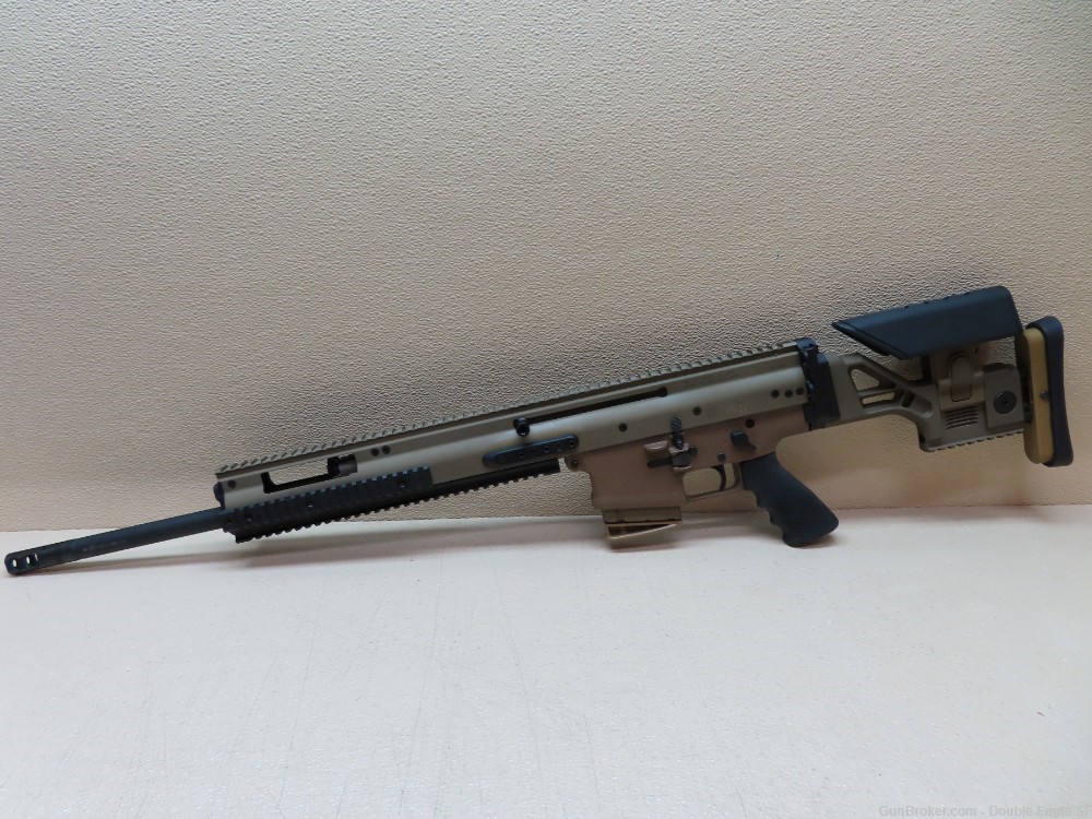 FN SCAR 20 S .308 Battle Rifle   Precision Stock, Geissele Trigger ! MINT -img-0