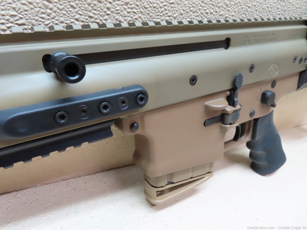 FN SCAR 20 S .308 Battle Rifle   Precision Stock, Geissele Trigger ! MINT -img-7