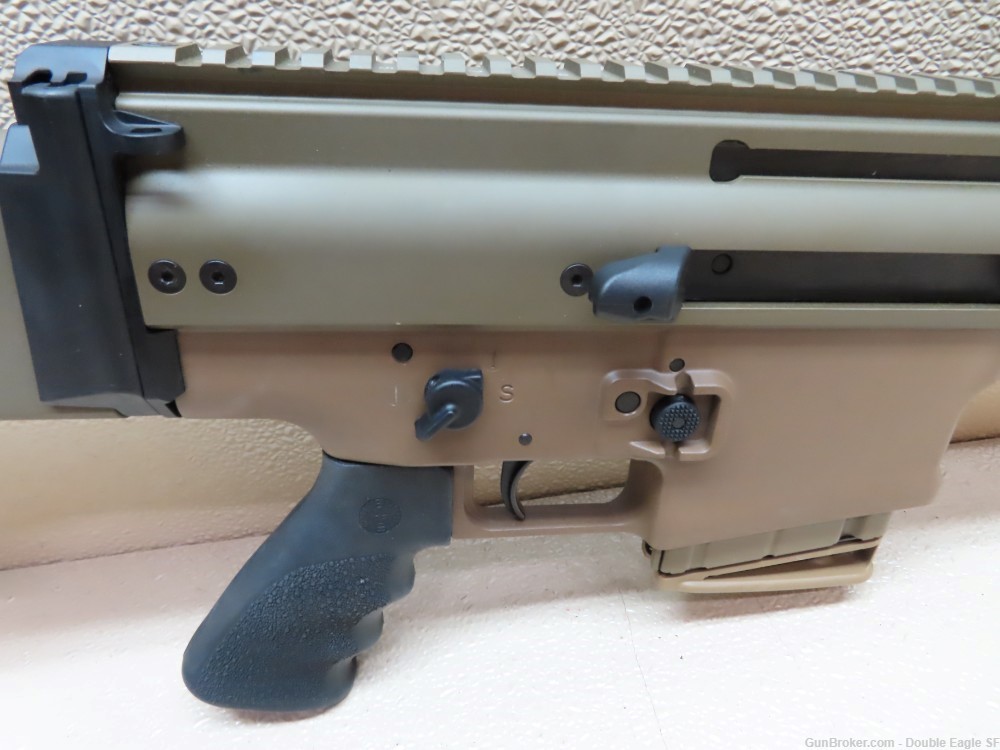 FN SCAR 20 S .308 Battle Rifle   Precision Stock, Geissele Trigger ! MINT -img-21