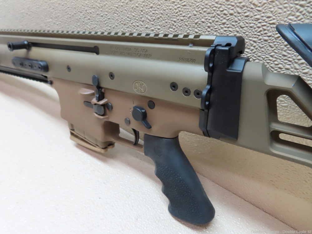 FN SCAR 20 S .308 Battle Rifle   Precision Stock, Geissele Trigger ! MINT -img-3