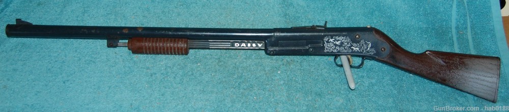 Vintage Daisy Model 107 Slide Action Air Rifle Works-img-1
