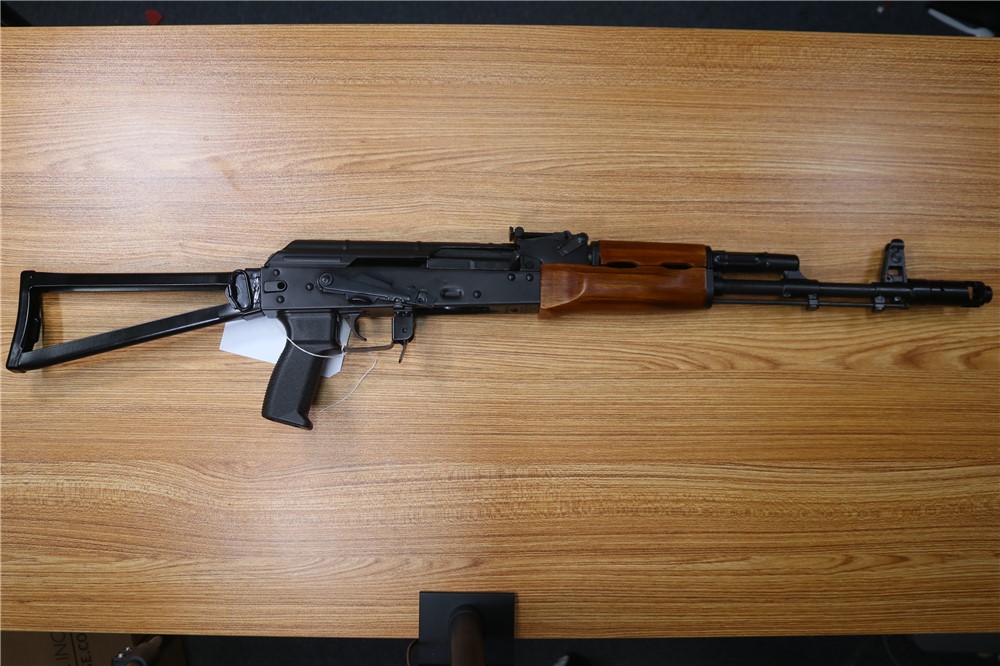 Riley Defense RAK-47 AK-47 7.62x39 Teak Wood Triangle Folding Stock 16.25"-img-2
