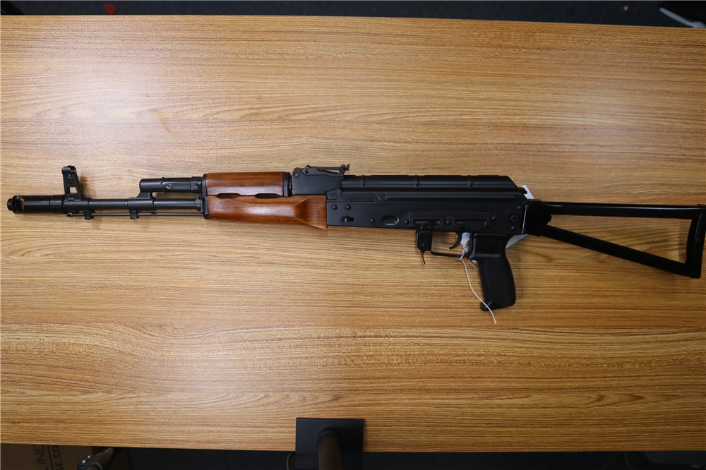 Riley Defense RAK-47 AK-47 7.62x39 Teak Wood Triangle Folding Stock 16.25"-img-1
