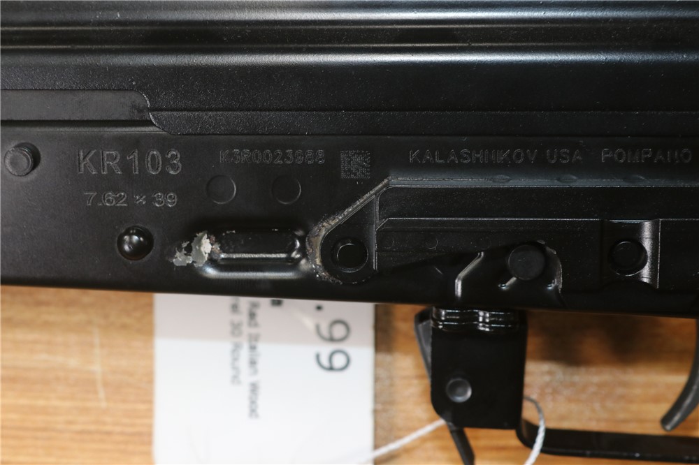 Kalashnikov USA KR-103 AK103 7.62x39 Red Italian Wood Fixed Stock 16.3"-img-9