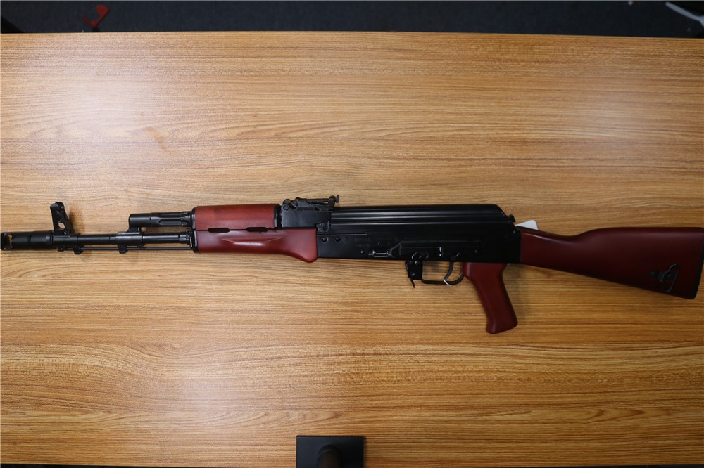 Kalashnikov USA KR-103 AK103 7.62x39 Red Italian Wood Fixed Stock 16.3"-img-1