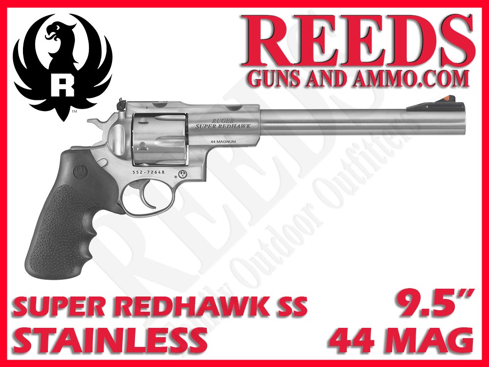 Ruger Super Redhawk Stainless 44 Mag 9.5in 6 Shot 5502-img-0