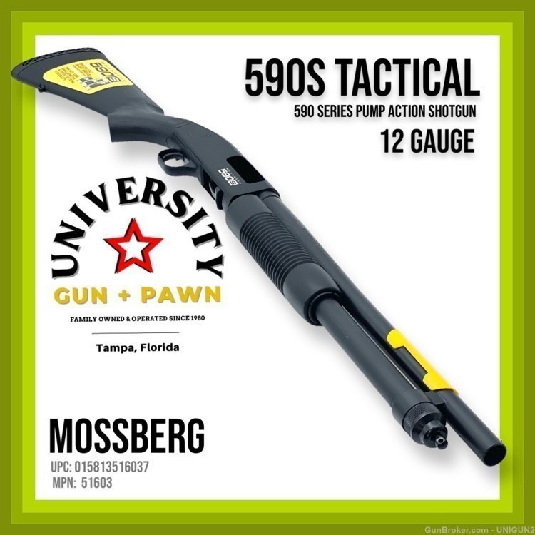 MOSSBERG 590S Tactical 015813516037 51603-img-0
