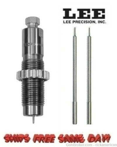 Lee Depriming & Decapping Die w/ 2 Heavy Duty Guided Pins 17 Cal 91574-img-0