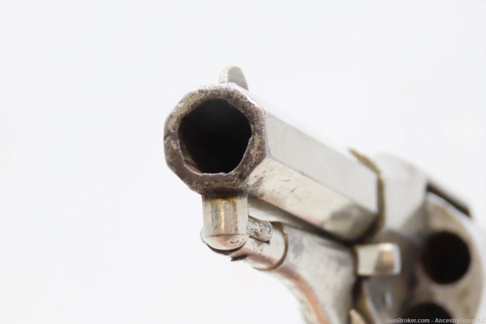 NICE 1870s Antique REMINGTON “New Model” POLICE .38 RF CONVERSION Revolver -img-8