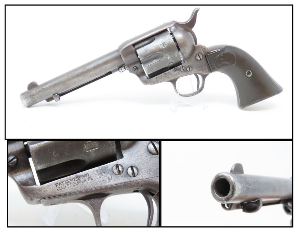 COLT Single Action Army “PEACEMAKER” Chambered in .41 Long Colt C&R Revolve-img-0